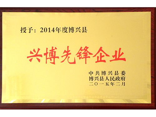 2014年度博兴县兴博前锋红桃国际